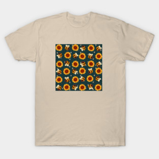 Bees & sunflower T-Shirt
