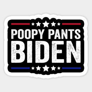 Poopy pants biden Magnet