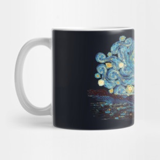 the ballons girl starry night Mug