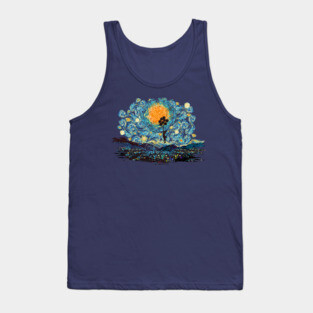 the ballons girl starry night Tank Top