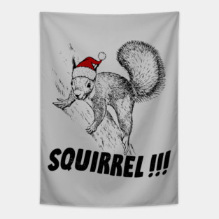 Squirrelllll!!! Tapestry