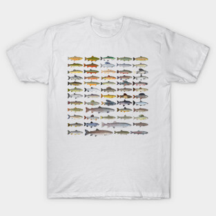 Trout, Char, Grayling, Hucho and Whitefish Group T-Shirt
