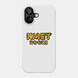 KMET Rocks, LA / 80s Progressive Rock Radio Station Phone Case