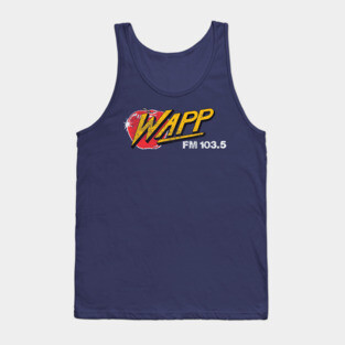 WAPP "The Apple" NYC / 80s Radio Station Tank Top