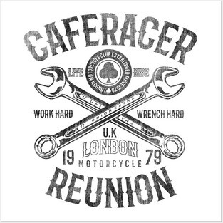 Cafe Racer UK London Reunion Posters and Art