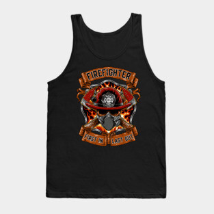 Fire fighter Tank Top