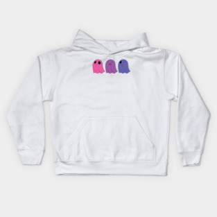 Bisexual Pride Ghosts Kids Hoodie