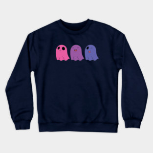 Bisexual Pride Ghosts Crewneck Sweatshirt