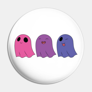 Bisexual Pride Ghosts Pin