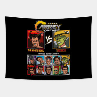 Jim Carrey Fight Night Tapestry