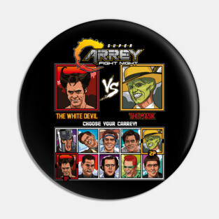 Jim Carrey Fight Night Pin