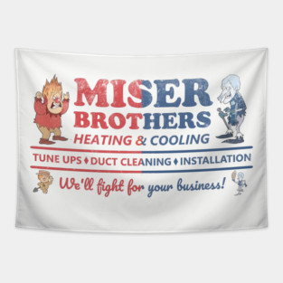 Miser Brothers Heating and Cooling Tapestry