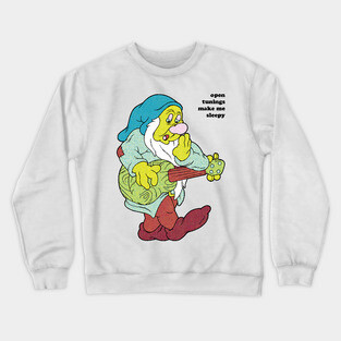 sleepy guitarist Crewneck Sweatshirt