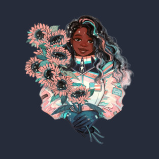 Astronaut x Bouquet T-Shirt