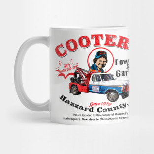 Cooter's Towing Worn Hazzard County Mug