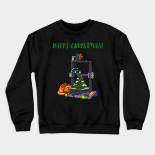 3D Printer #4 Christmas Edition Crewneck Sweatshirt