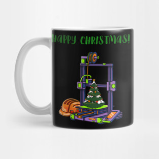 3D Printer #4 Christmas Edition Mug