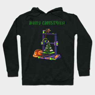 3D Printer #4 Christmas Edition Hoodie
