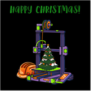 3D Printer #4 Christmas Edition Posters and Art