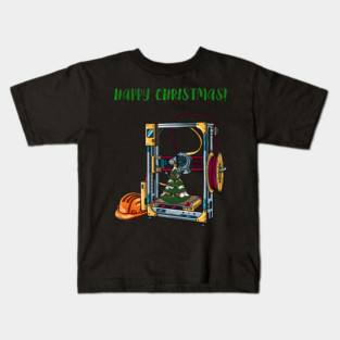 3D Printer #1 Christmas Edition Kids T-Shirt