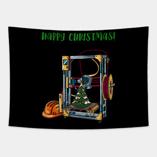 3D Printer #1 Christmas Edition Tapestry