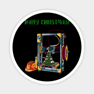 3D Printer #1 Christmas Edition Magnet