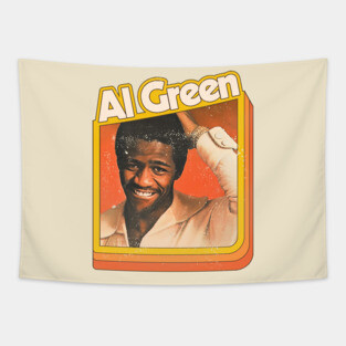 Retro 70s Colorway Al Green Tapestry
