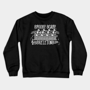 Halloween Skeleton Musical Crewneck Sweatshirt