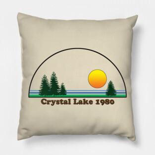 Crystal Lake 1980 Pillow