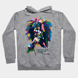 Abstract Popart T Turner in WPAP Hoodie
