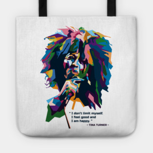 Abstract Popart T Turner in WPAP Tote