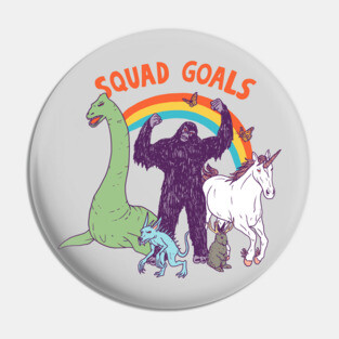 Squad Goals: Cryptids Pin