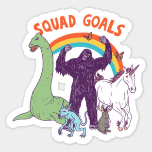 Squad Goals: Cryptids Sticker