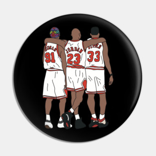Chicago Bulls Rodman, Pippen, Jordan Pin