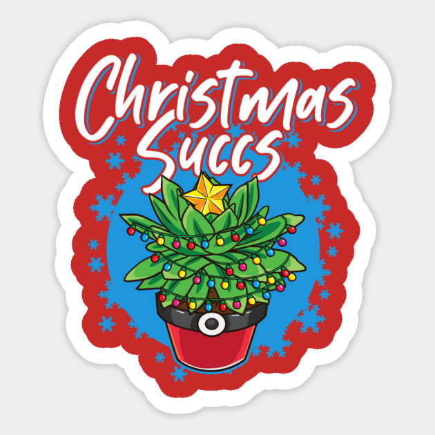 Christmas Succs Hilarious Xmas Succulents Pun Magnet by creative