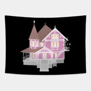 The Pink Palace from Coraline Tapestry