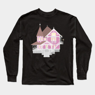 The Pink Palace from Coraline Long Sleeve T-Shirt