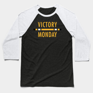 Pittsburgh Football Victory Monday Jersey Stripe Baseball T-Shirt