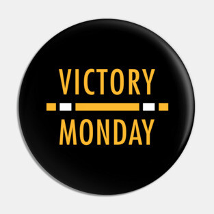 Pittsburgh Football Victory Monday Jersey Stripe Pin