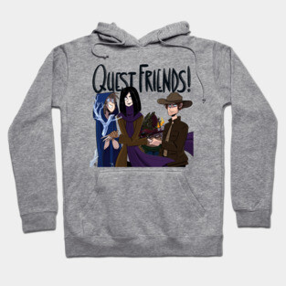 Quest Friends! Logo (Flashback Future) Hoodie