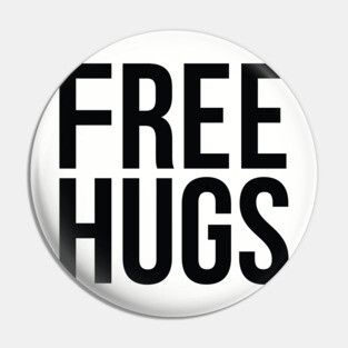 Free Hugs Pin