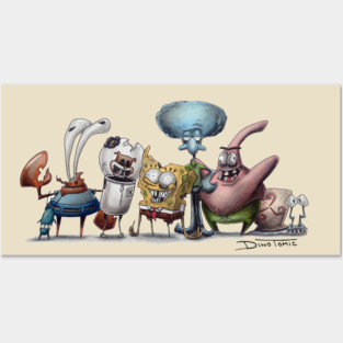 Spongebob Posters and Art