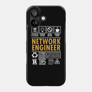 Funny Network Engineer Gatekeeper of Internet Phone Case