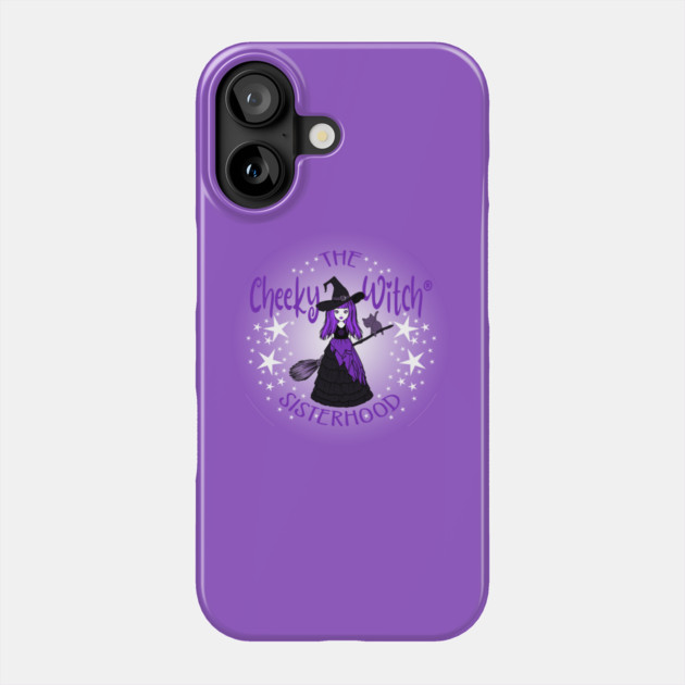 Purple Cheeky Witch® Sisterhood Phone Case by Cheeky Witch