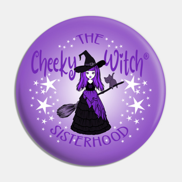 Purple Cheeky Witch® Sisterhood Pin by Cheeky Witch