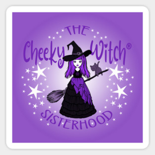 Purple Cheeky Witch® Sisterhood Sticker