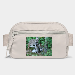Raccoon Mom with 4 Kits Bag