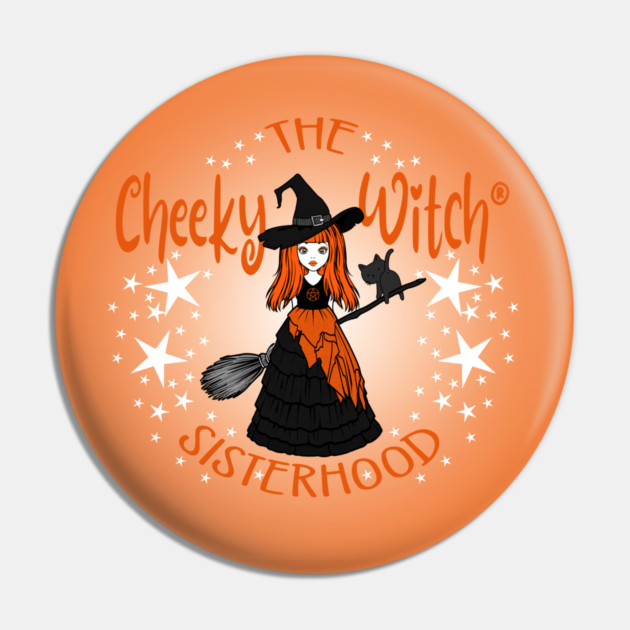 Orange Cheeky Witch® Sisterhood Pin by Cheeky Witch