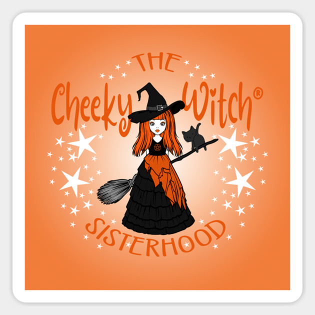 Orange Cheeky Witch® Sisterhood Magnet by Cheeky Witch