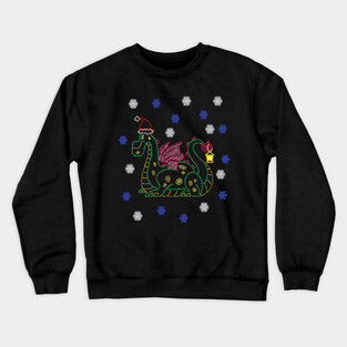 Pete the Christmas Dragon Crewneck Sweatshirt
